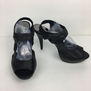 Simply Vera Wang Sling Back Black High Heels Shoes